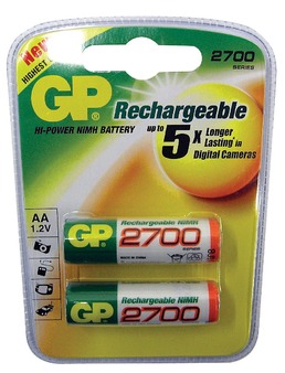 Akumulátor GP 2700 mAh AA NiMH