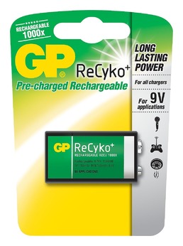 Batéria GP Recyko+, 9V