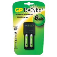 Nabíjačka GP Recyko+, 2 x GP 850 mAh AAA NiMH